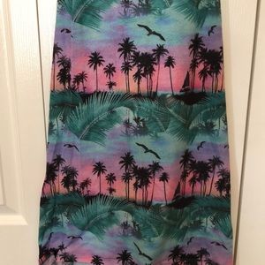 Colorful Palm Tree Beach Dress